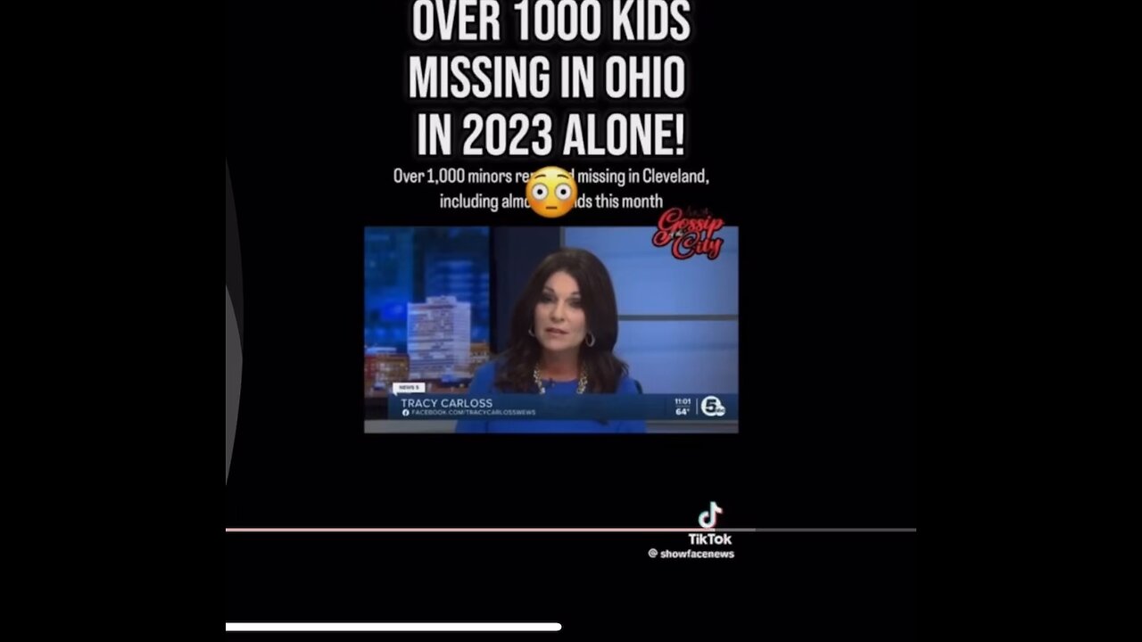 Over 1000 kids missing in Ohio in 2023 alone. 😳