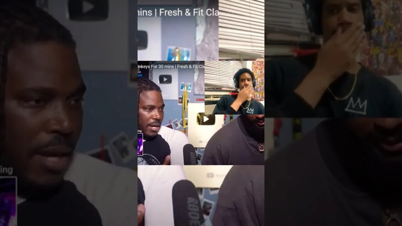 does this in there live 🎬 then complains about the matrix attacking them #freshandfit