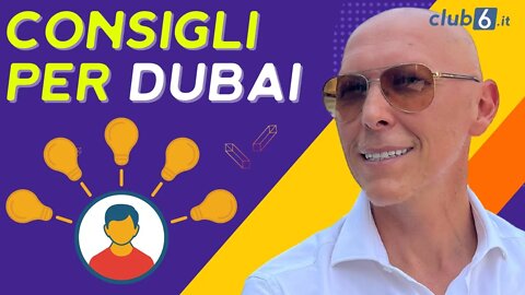 Se una persona volesse trasferirsi a vivere a Dubai che consiglio ti senti di Dare ? Nico de Corato