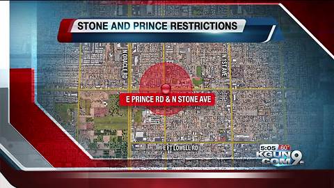 Sewer repairs cause weekend traffic in the Prince and Stone area