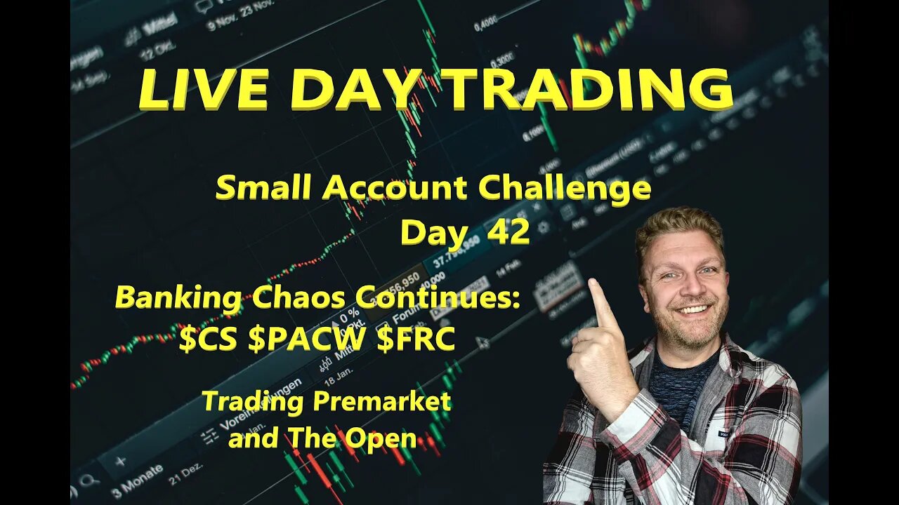 LIVE DAY TRADING | $2.5k Small Account Challenge - Day 42 | Trading Pre-Market and The Open |