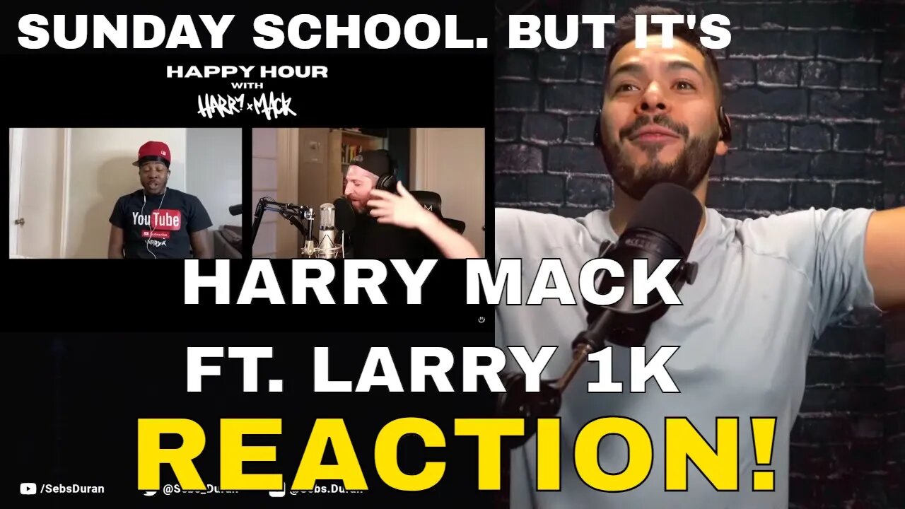 Harry Mack taking us to CHURCH with his Happy Hour Freestyle with @Larry 1K | Reaction!