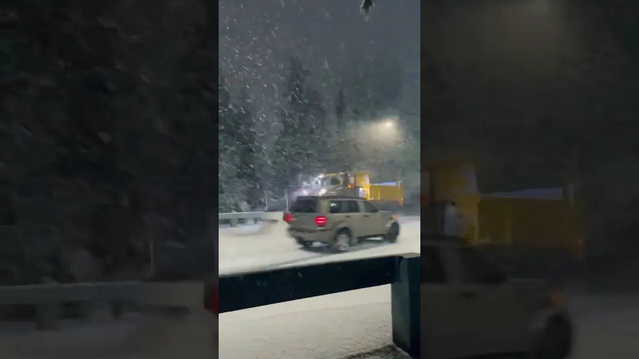 First Snowfall In The Streets Of Whistler TikTok stuminous