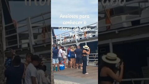 Ansiosos para conhecer o litoral de Cabo Frio, RJ. #shorts #riodejaneiro