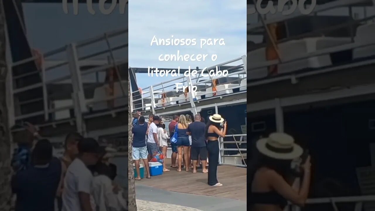 Ansiosos para conhecer o litoral de Cabo Frio, RJ. #shorts #riodejaneiro