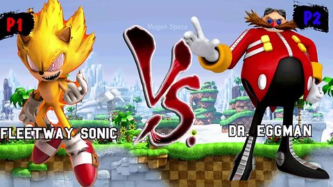 Fleetway Sonic & Fire Sonic VS Dr Eggman & Metal Sonic I Sonic Mugen