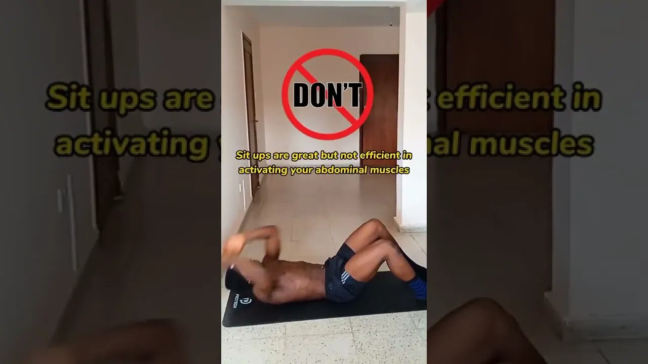 Replace SIT Ups With This