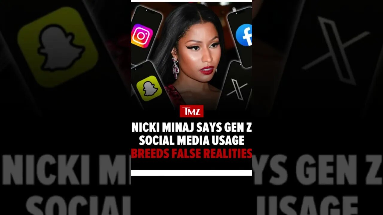 Nicki Minaj Reveals Her Concerns About The Youth & False Realities, Isn't She Part of The Problem