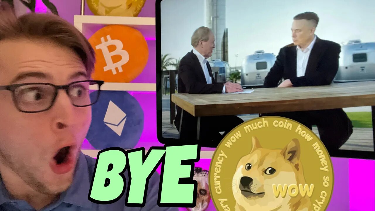 Elon Musk Reveals He’s Ditching Bitcoin For Dogecoin in Time 2021 Person of the Year Interview ⚠️