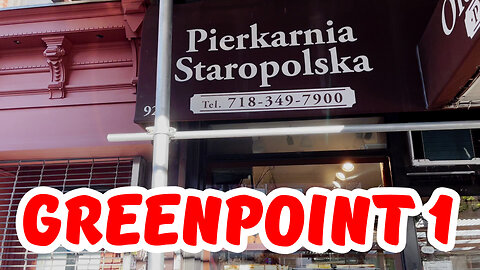POLISH NEIGHBORHOOD - Manhattan Ave. - Greenpoint - Brooklyn, NY - New York City, USA - Part 1