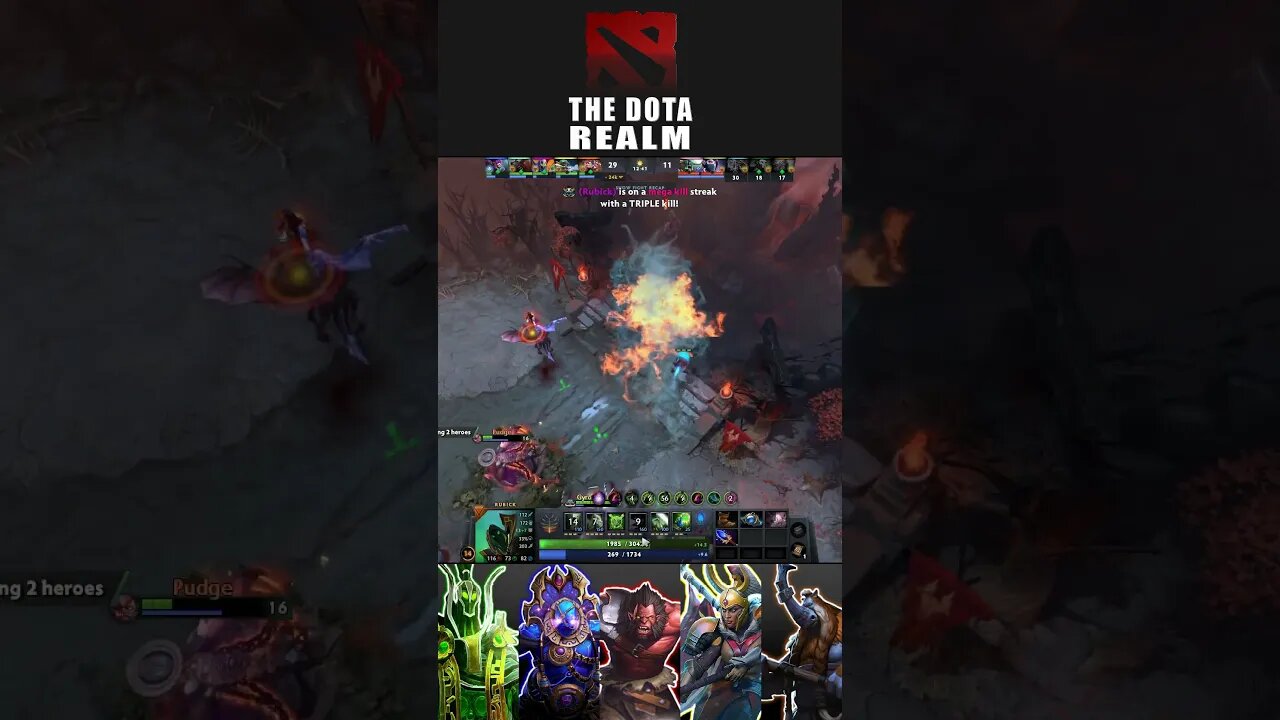 Luck or Skill?! #dota2 #shorts #rubick