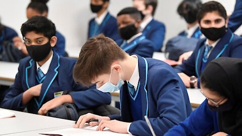 Our masked classrooms!