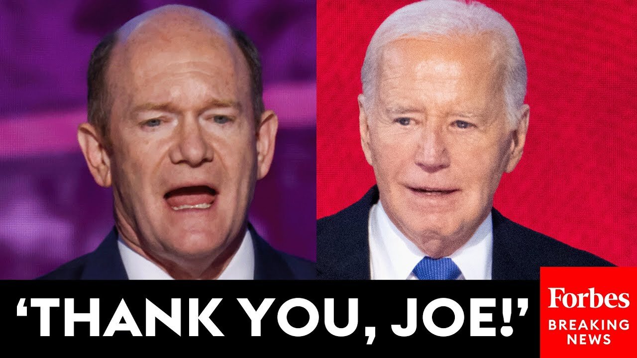 'You Have Done So Much For Us': Chris Coons Thanks President Biden At 2024 DNC In Chicago