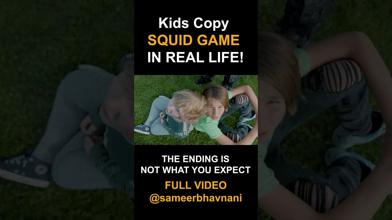 PART 2 Kid Copies SQUID GAME to Impress Crush! #shorts #sameerbhavnani #squidgame