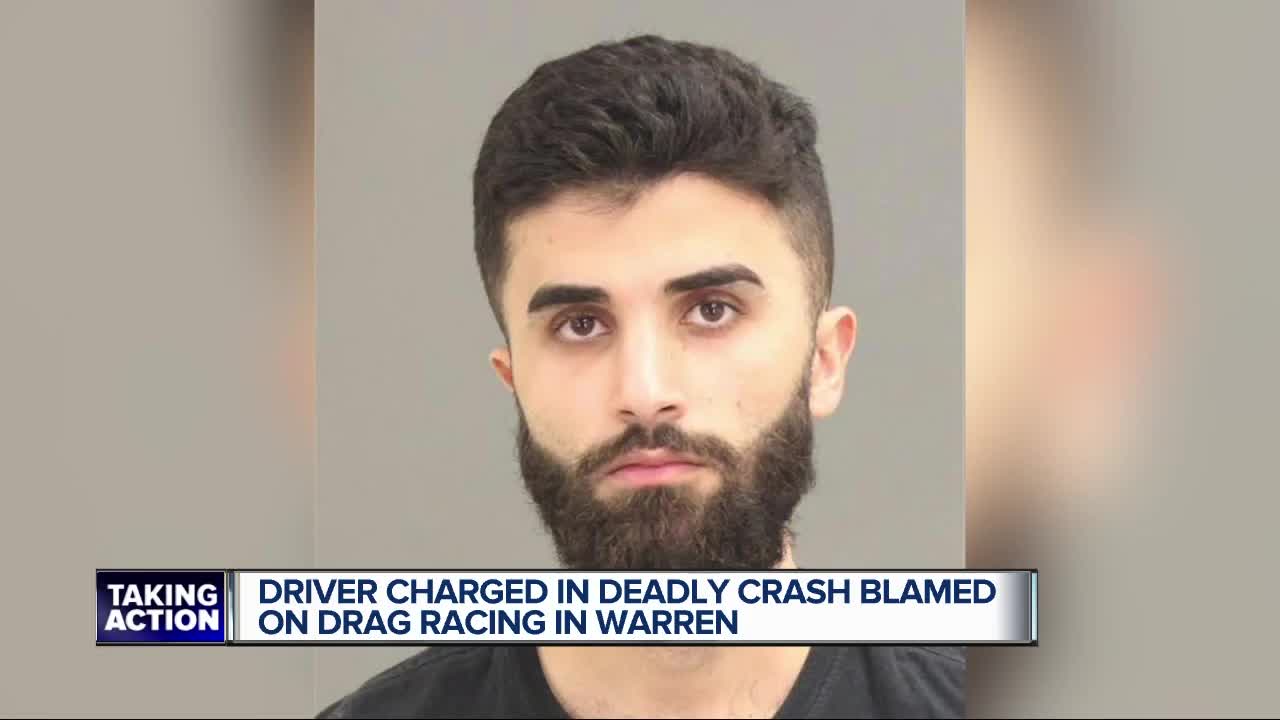 Suspect charged in fatal drag-race crash in Warren