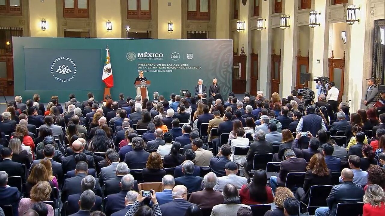 Acciones de la Estrategia Nacional de Lectura, desde Palacio Nacional