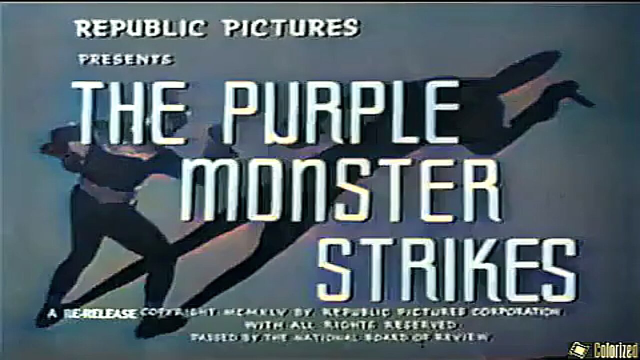 The Purple Monster Strikes - Action/Sci-Fi, 3.5 Hours