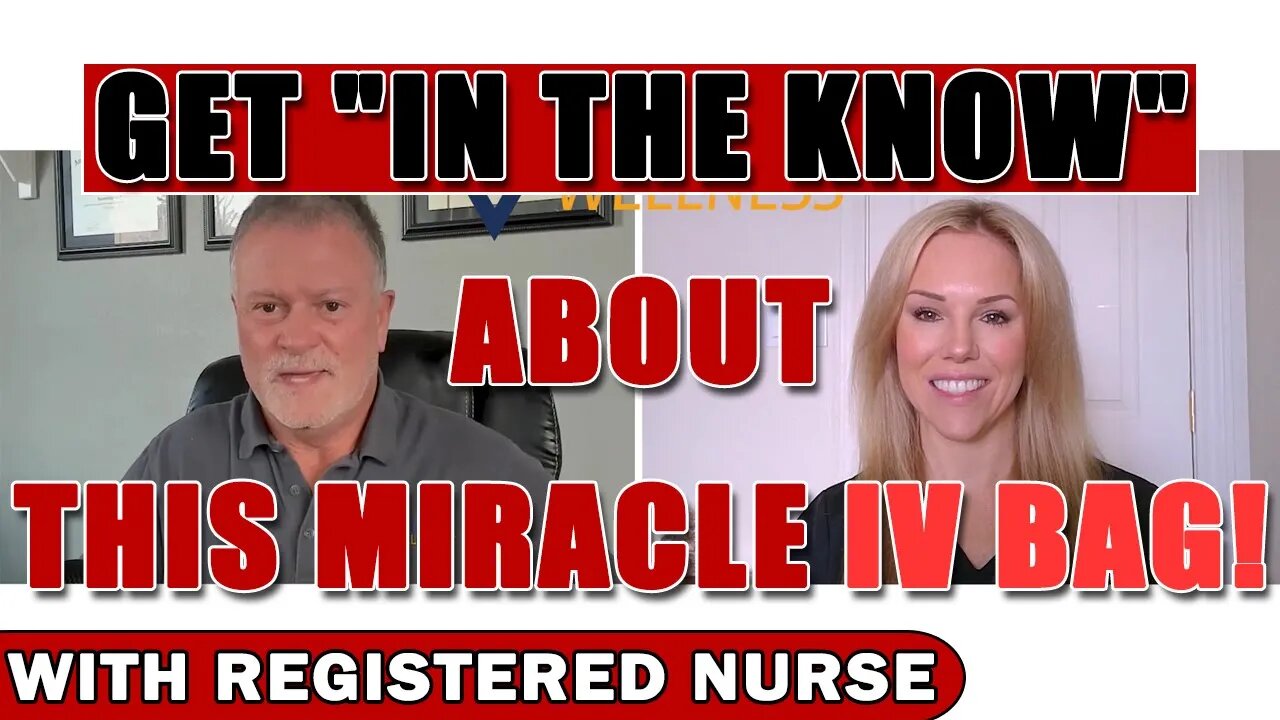 Get "In the Know" About This Miracle Performance & Recovery IV Bag!