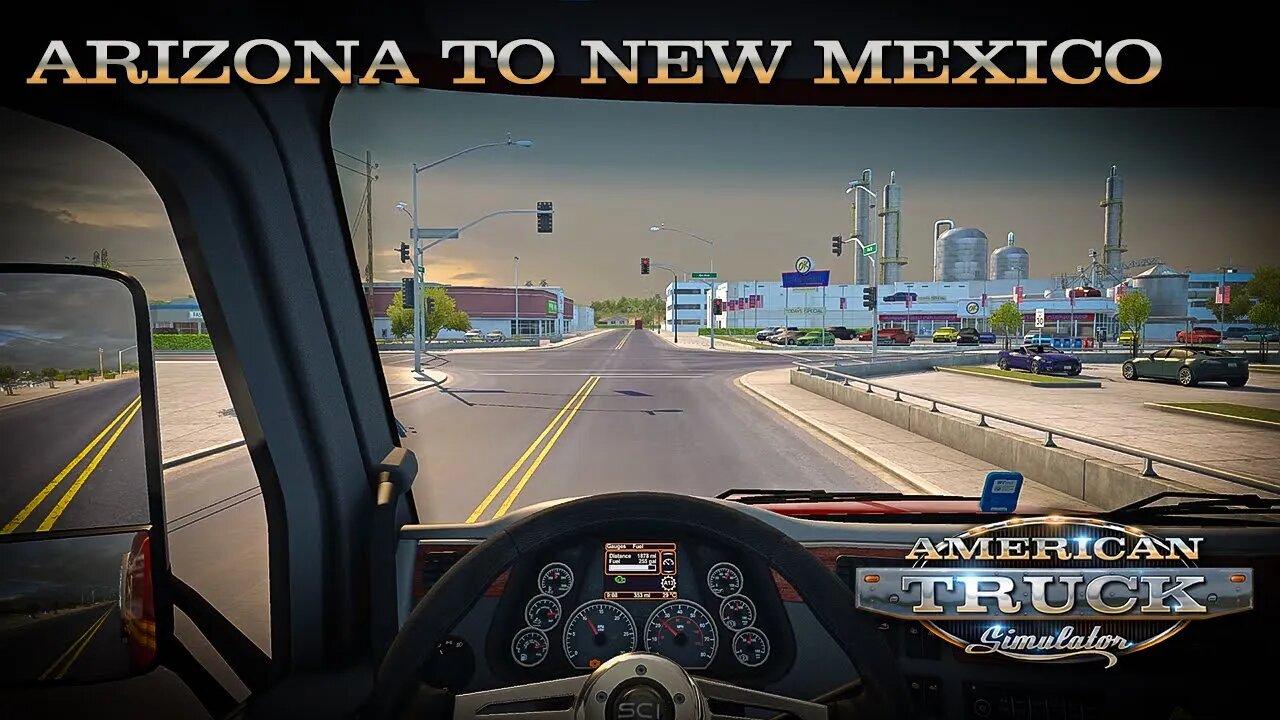 Arizona to New Mexico - Peterbilt 579 | ATS 1.46 | American Truck Simulator Gameplay G29 Wheel