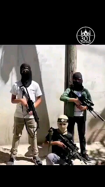 Nope! These are not just kids playing games. These are Hamas Palestinazi Terrorists in training!