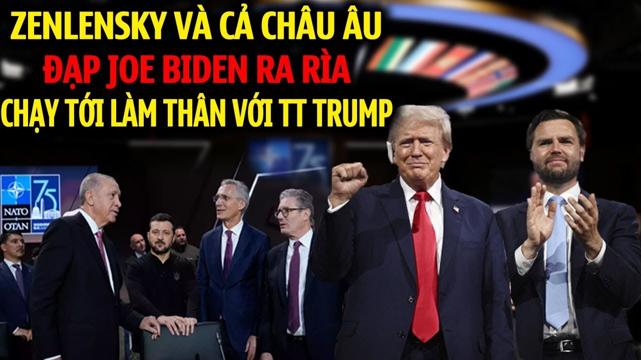 Joe Biden TỪ CHỨC vào tuần tới - Zenlensky và NATO quay 180độ cậy nhờ TT Trump giúp Ukraine Hoà bình