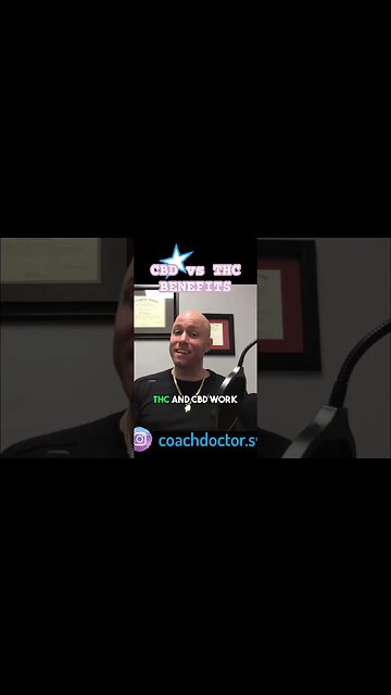 CBD vs THC Benefits #cbdforpain #fitness #coach #podcast #fitnesspodast #health