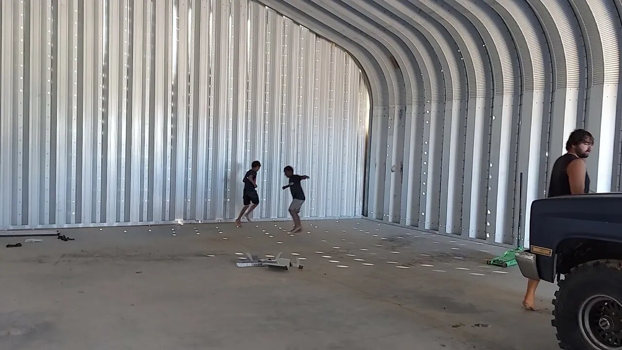 The New Garage.. and The Boys Dance on the Lights lol