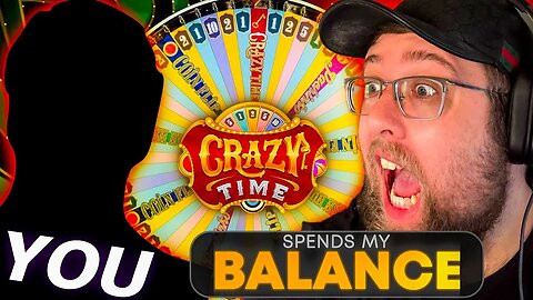 I LET A FAN SPEND MY BALANCE ON CRAZY TIME LIVE GAME SHOW!