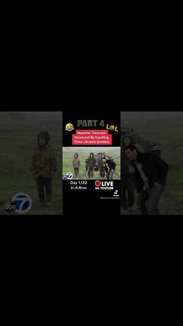 Reporter Breaks Character Ukraine News Total Fail: #failshorts #shorts
