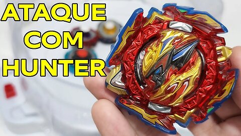 XIPHOID com HUNTER FUNCIONA? | Beyblade Burst BU | Testando o Xiphoid Belial² .Il.Hn-1