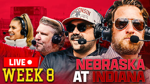 LIVE FROM BLOOMINGTON FOR NEBRASKA VS. INDIANA | Barstool College Football Show Week 8