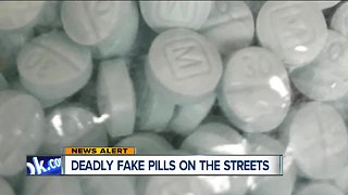 More than 250 blue fentanyl-laced pills mimicking prescription oxycodone found in Lake County