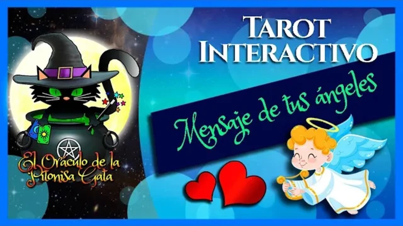 💌 MENSAJE de tus ÁNGELES 😇INTERACTIVO de TAROT y oráculos.🧙‍♂️🔮Guía de tus ángeles y ancestros😺