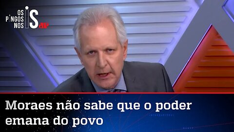 Augusto Nunes: Alexandre de Moraes segue Constituição imaginária