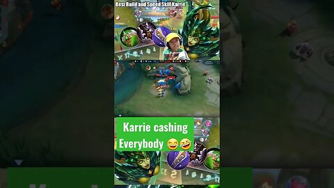 when Karrie cashing everyone at battle field #razimaruyama#momentskarrie#savage#karrie#mobilelegend