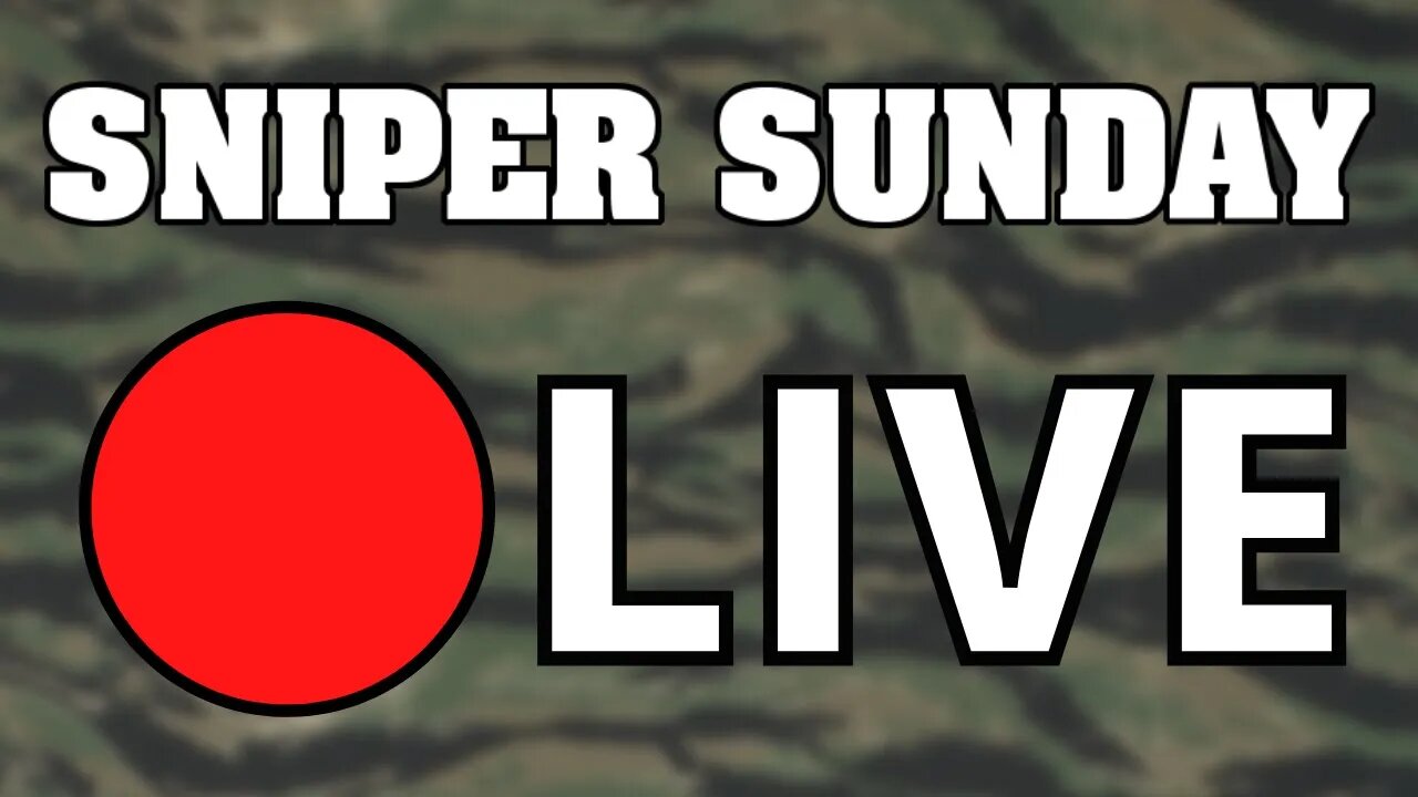 🔴SNIPER SUNDAY - LIVE REACT/QnA/BUM TICKLE