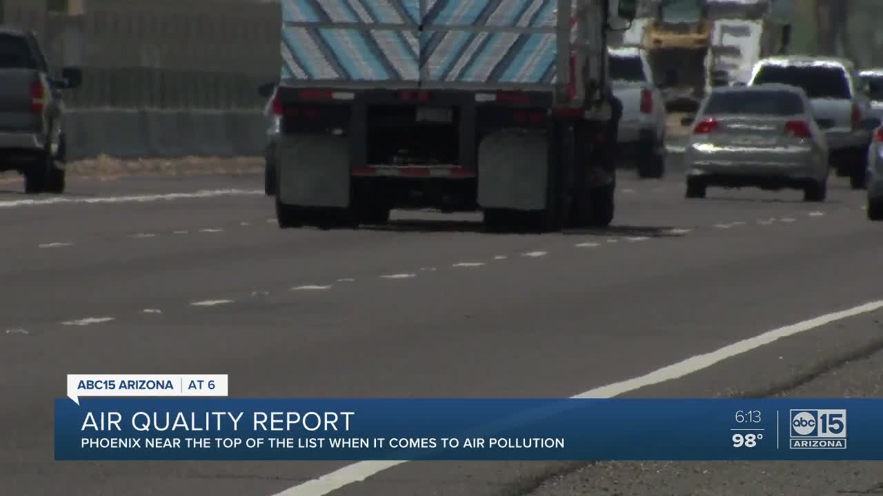 Phoenix ranks as one of the most polluted U.S. cities on new list