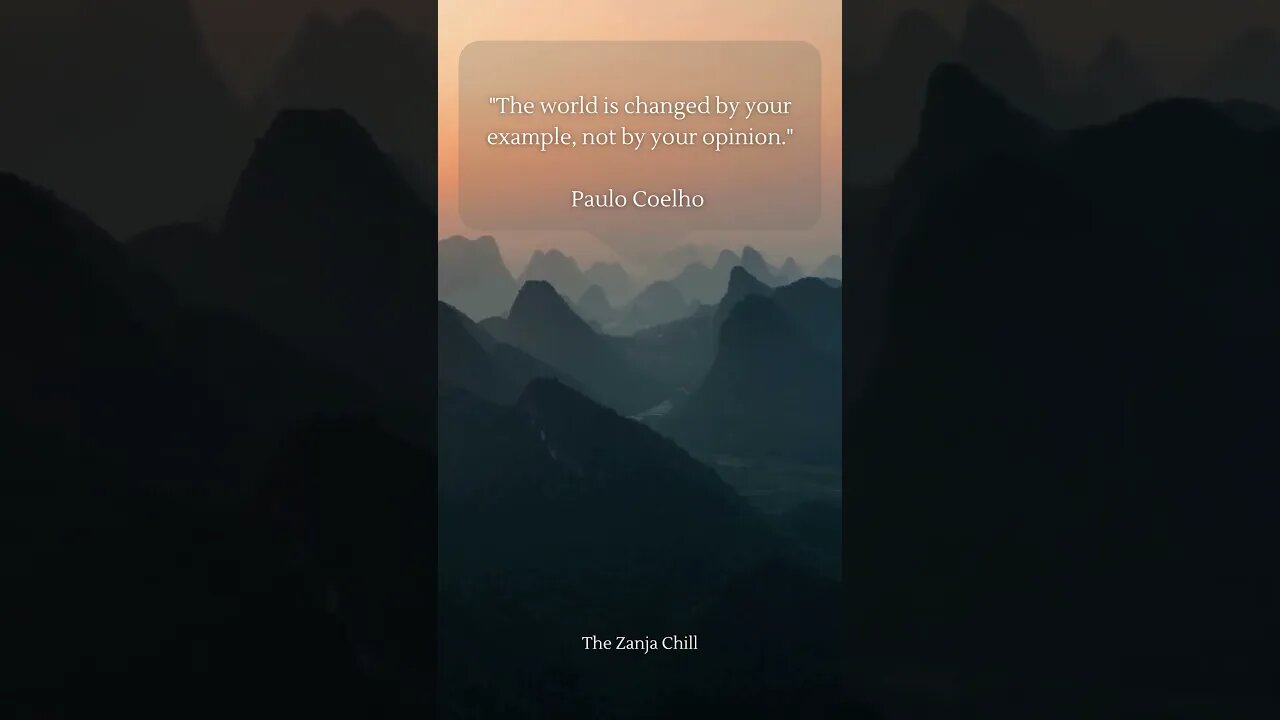 ACTIONS speak louder than words