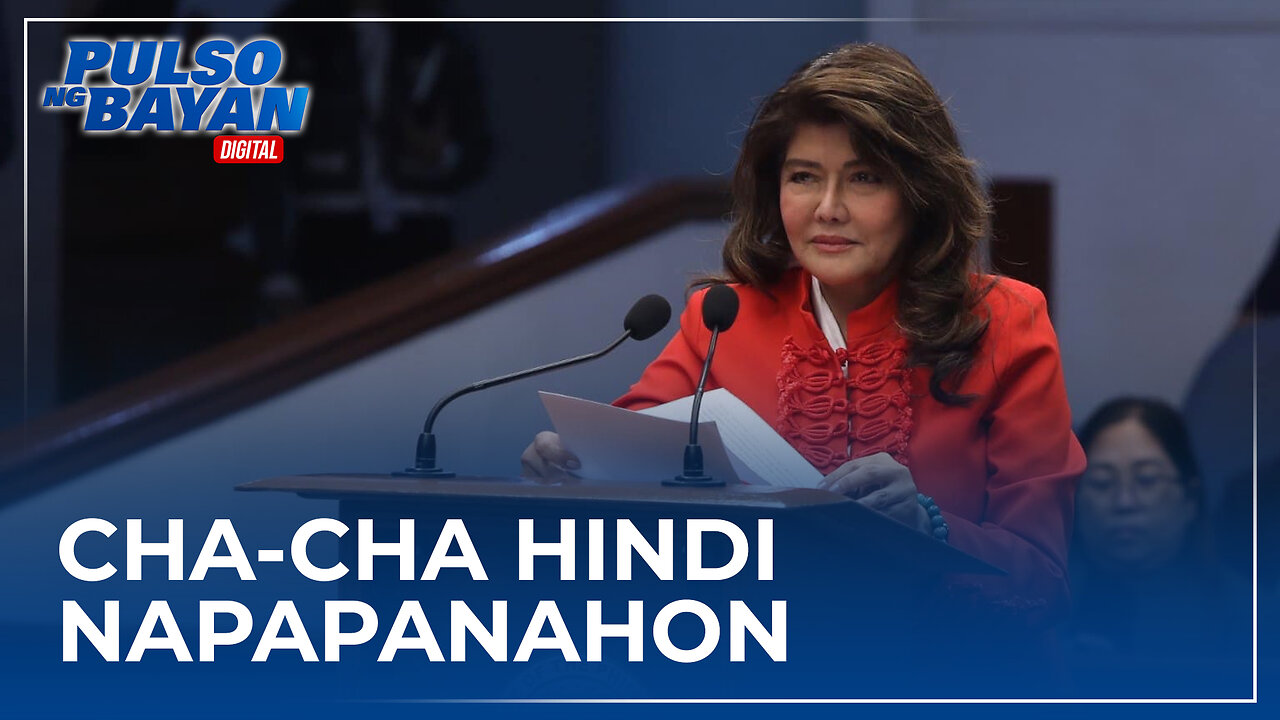 Pagsusulong cha-cha hindi napapanahon ayon kay Sen. Imee