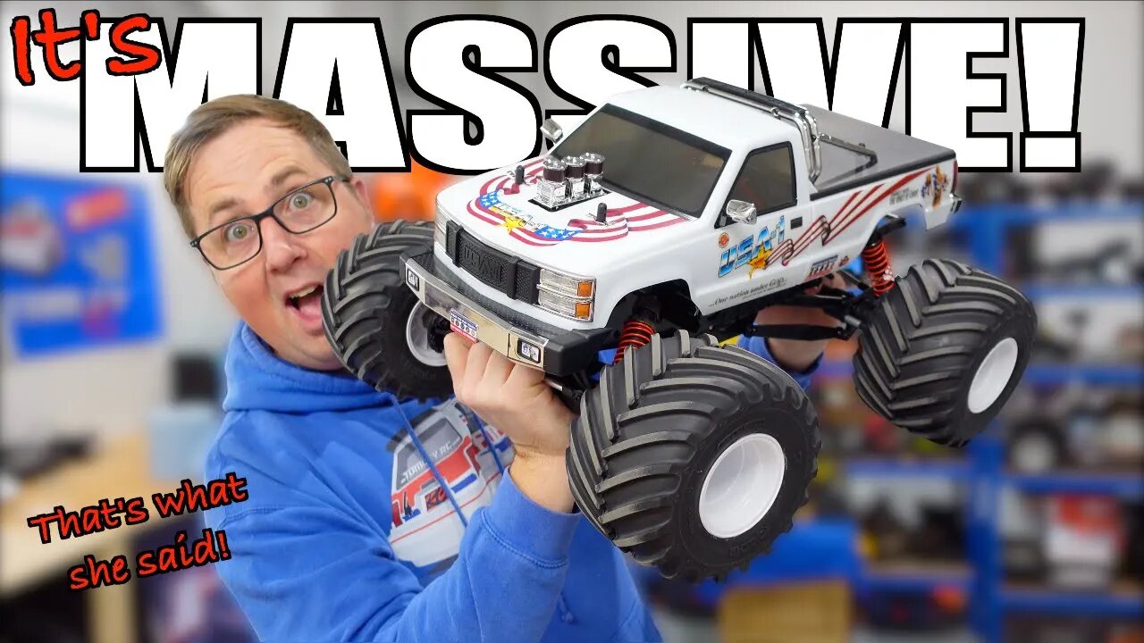 Holy S**T It's Crazy! The NEW Kyosho USA-1 VE - 1/8 RC Monster Truck