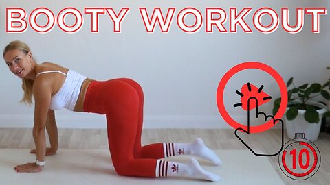 10 Minute Booty Pump – Quick Glute Activation, At-Home Booty Burn – No Equipment Needed!