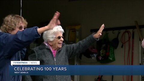 West Seneca woman celebrates her 100th birthday