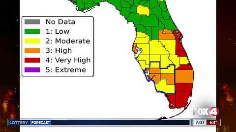 Southwest Florida wildfires update March 30, 2018