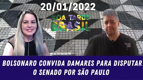 Bolsonaro convida Damares para disputar o Senado por São Paulo - 20/01/2022