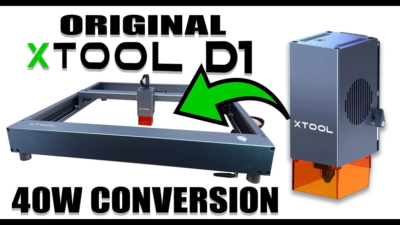 Upgrade your original xTool D1 to the 40W Laser Diode