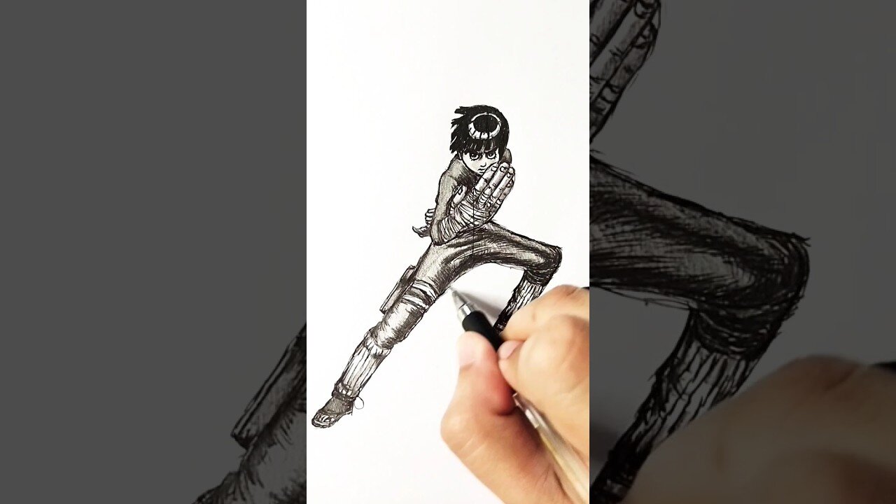 Speed Drawing Stick Man Ninja