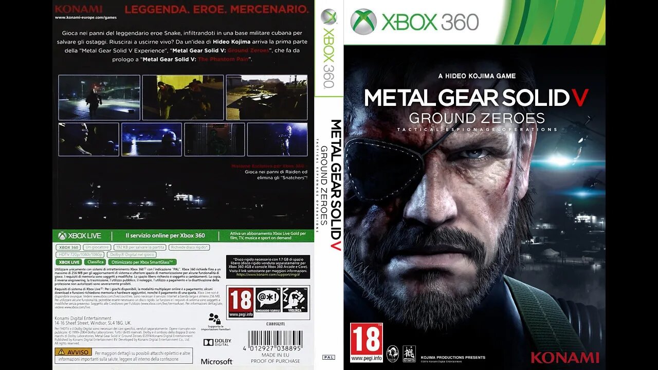 Metal Gear Solid V: Ground Zeroes - Parte 1 - Direto do XBOX 360