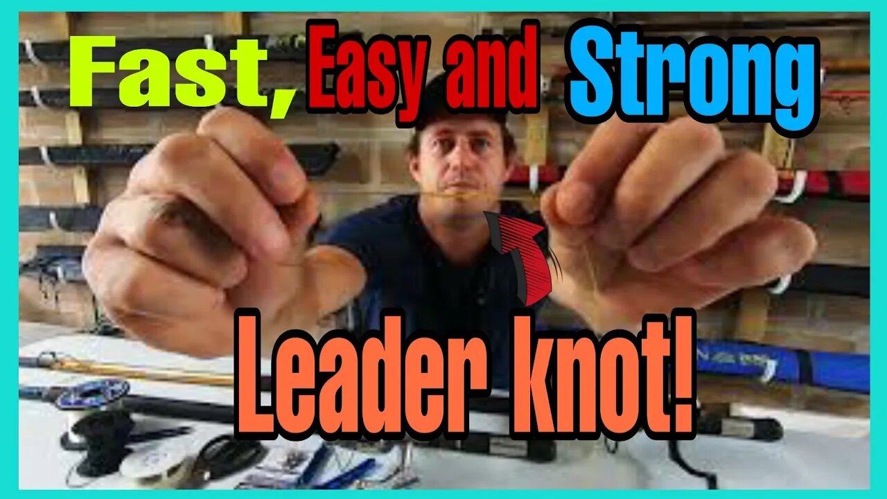 HOW TO tie the BOB SANDS/ SLIM BEAUTY KNOT. How to attach A Leader to your MAINLINE, QUICK & EASY!