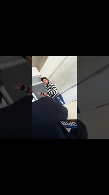 Insólito! Un hombre ebrio y fumando entra al Liceo N°7 de Rivera