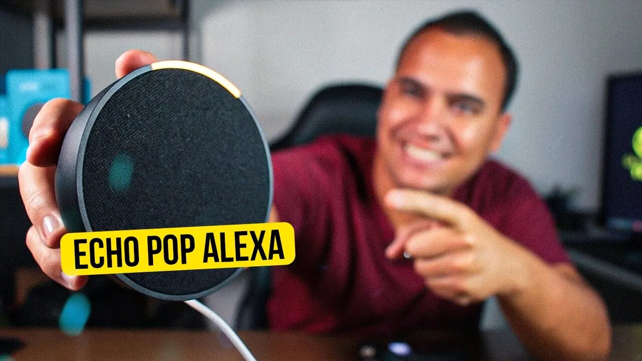 AMAZON ECHO POP, a NOVA CAIXA de som INTELIGENTE COM ALEXA! Unboxing e Impressões